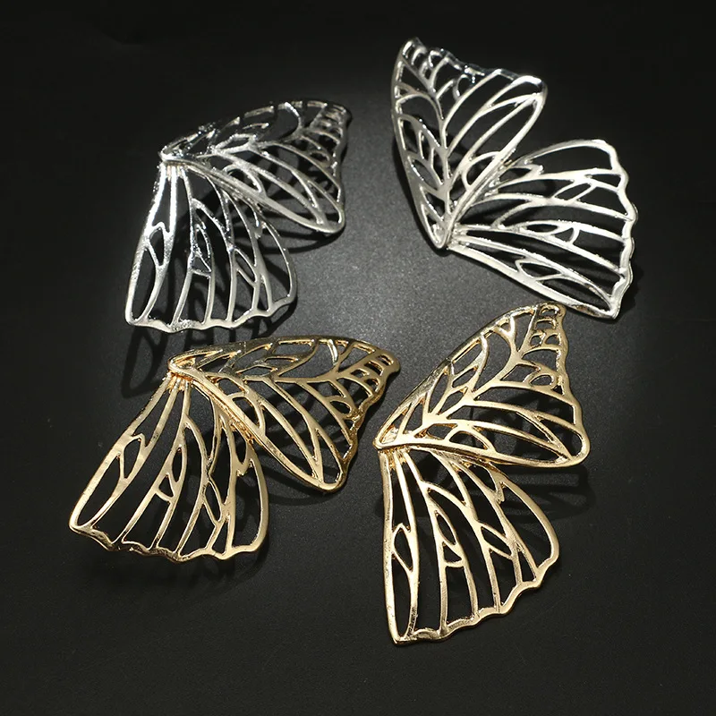 

Gold Hollow Butterfly Drop Dangle Earring for Women Metal Big Wing Pendant Earring Statement Jewelry Brincos серьги