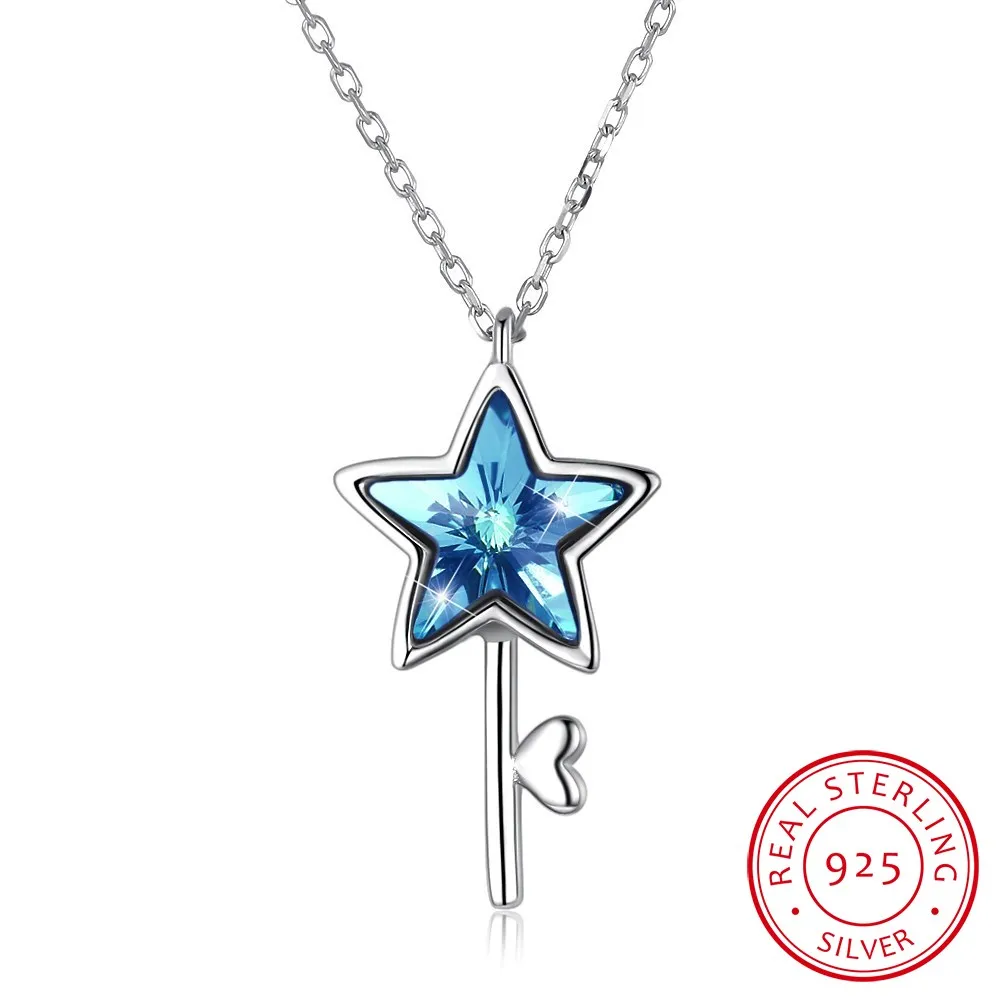 Женское ожерелье с подвеской в виде ключа LEKANI ювелирное изделие из серебра 925