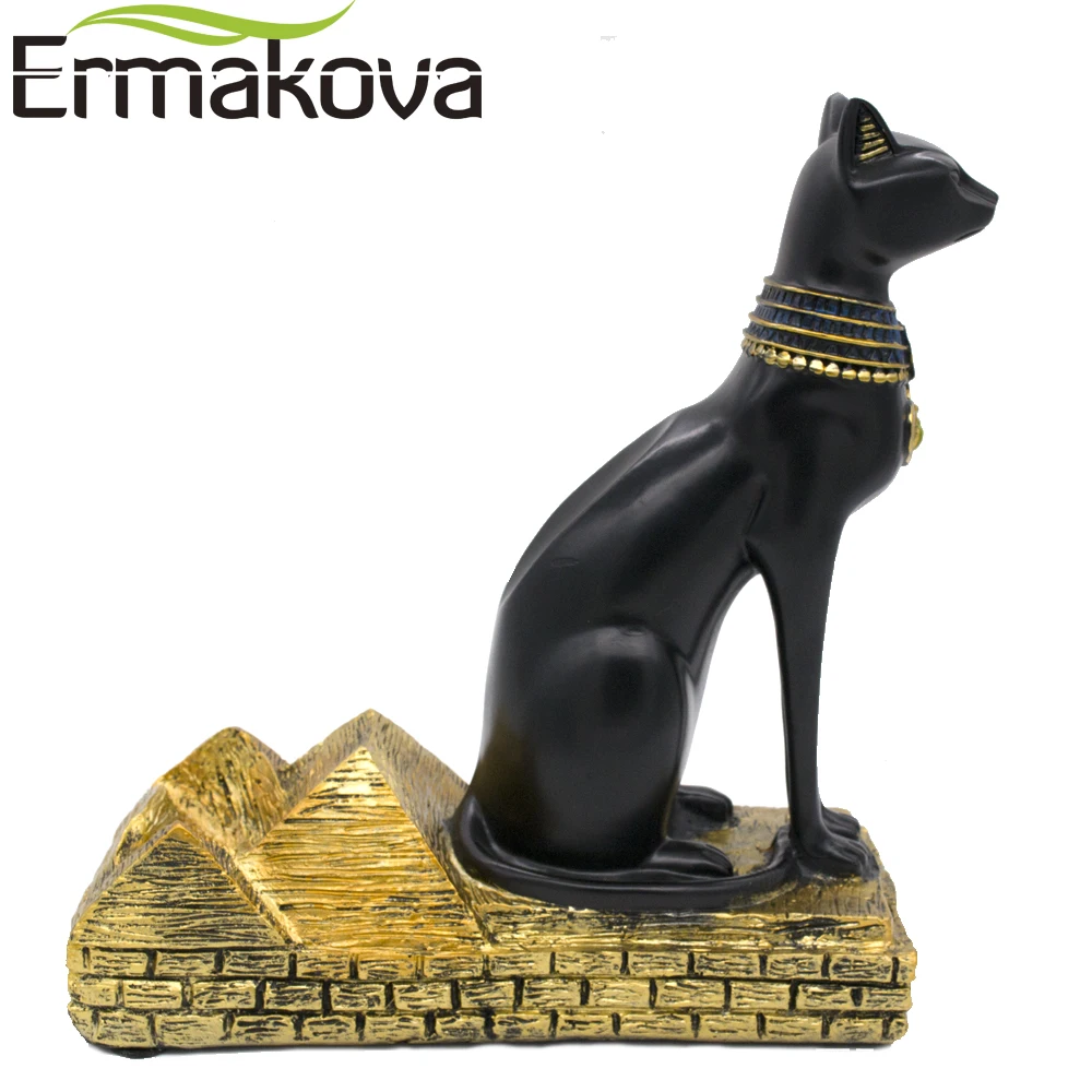 ERMAKOVA каучуковый Египетский кошка винный держатель для бутылки вино животное