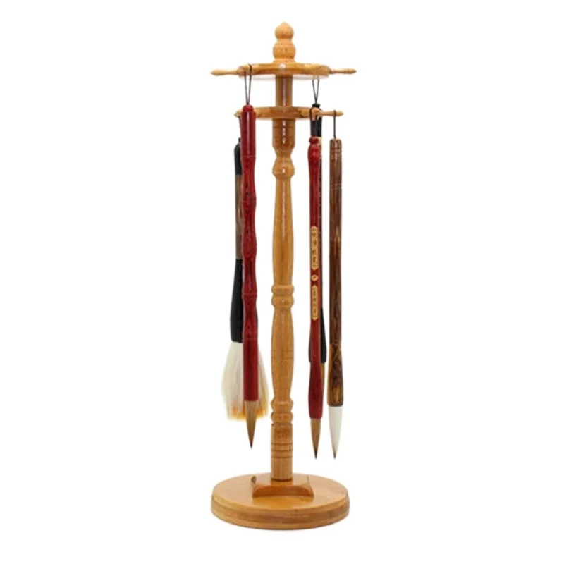 

Brush stand Tradition Chinese Brush Pen Holder Study Four Treasures Chinese Calligraphy Brush Disk Round Holder placement tool