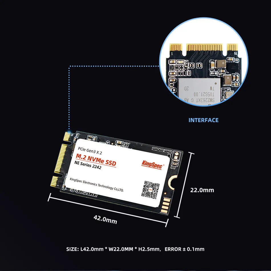 KingSpec ssd M2 120 ГБ 240 ГБ ssd m.2 NVMe PCIe 2242 m.2 pcie NVMe SSD m2 2242 512 ГБ hdd жесткий диск для ноутбука