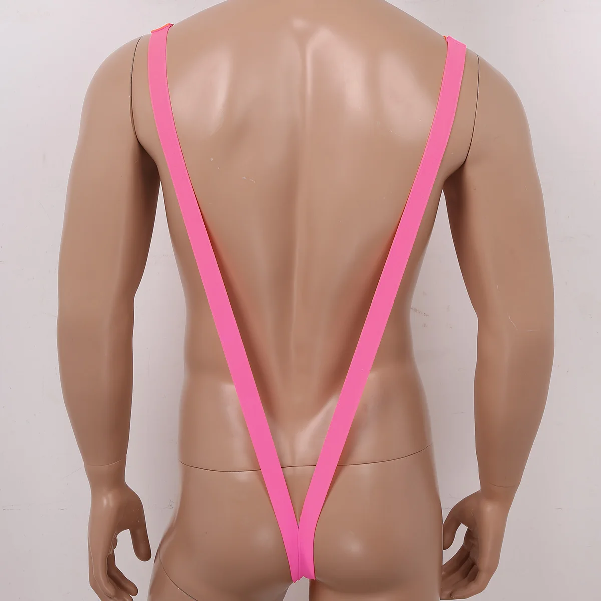 Мужской комбидресс с глубоким V-образным вырезом на бретелях | Тематическая