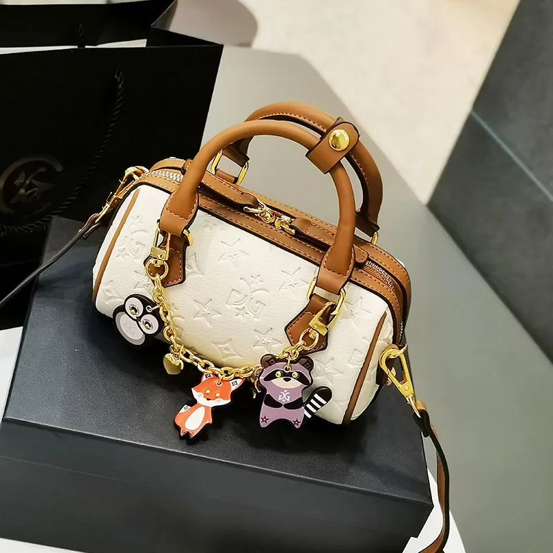 

2021 New Fashion High Quality Shoulder Satchels Ladies Embossed Portable Pillow Bag Purses and Handbags Luxury Designer Sac Luxe