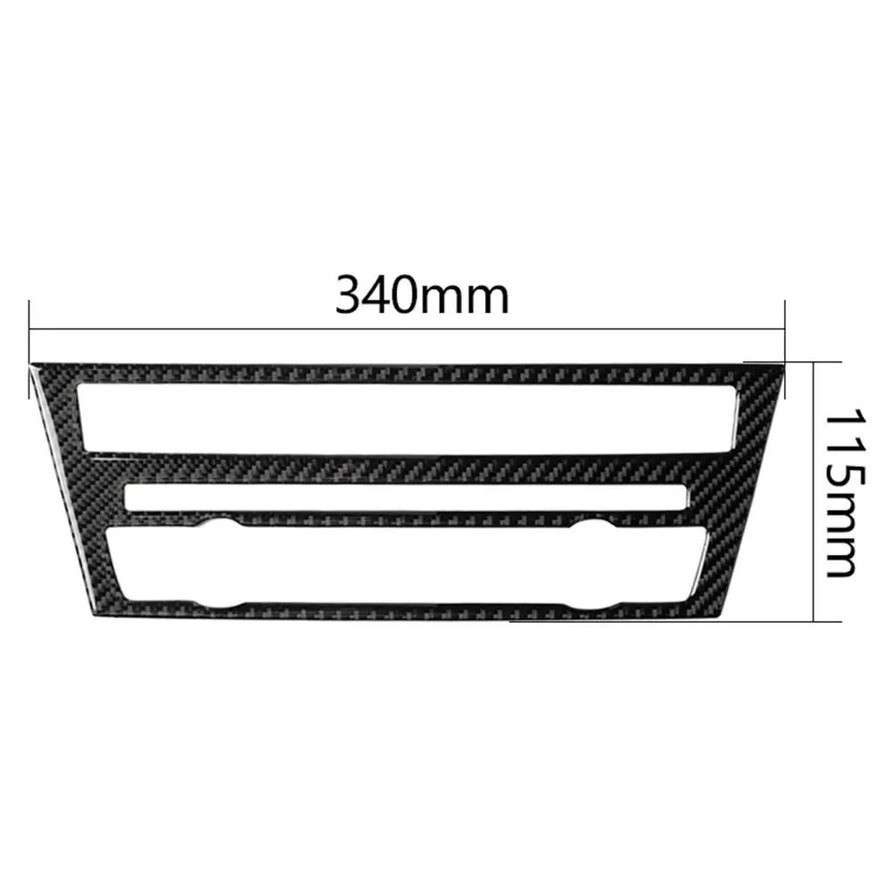 

Carbon Fiber Sticker Center Console CD Panel High Grade Simplicity Durable Pure Color for BMW F07 535i LHD Auto Styling