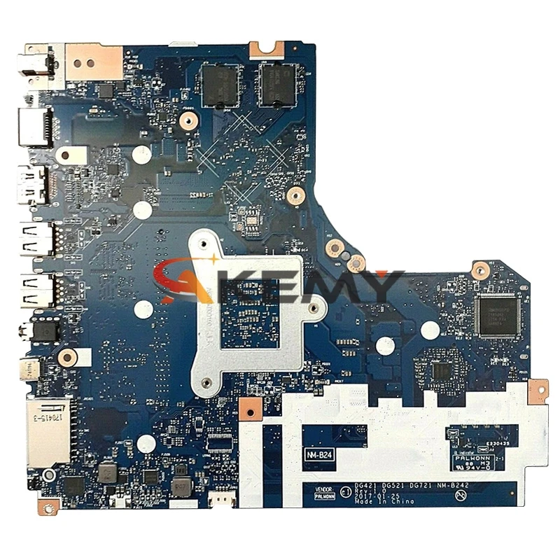 NM B243 Laptop motherboard for Lenovo Ideapad 320 17IKB original mainboard 4GB RAM I5 7200U GT940MX/920MX|Материнские платы| |