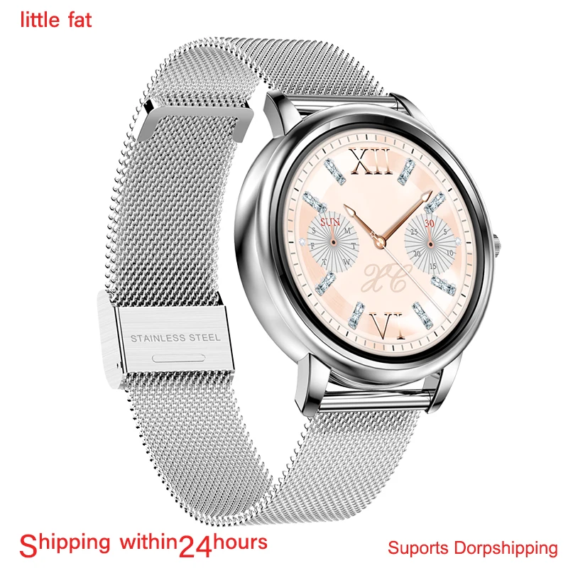 Littlefat MK20 Women Smart Watch IP67 Waterproof Multi-Sport Mode Heart Rate Blood Pressure Monitoring Reminder Female