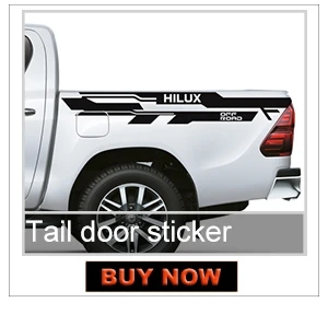 Багажника ремни hilux градиент Графический Виниловая пленка для оклеивания автомобилей стикеры для toyota hilux vigo