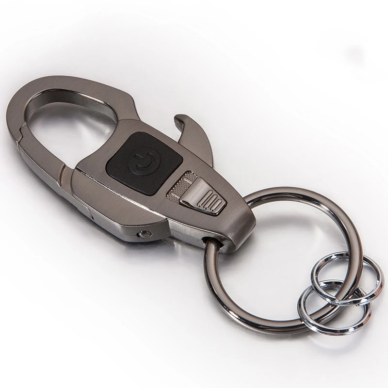 Светодиодный льный брелок со светильник кой металлический открывалка для