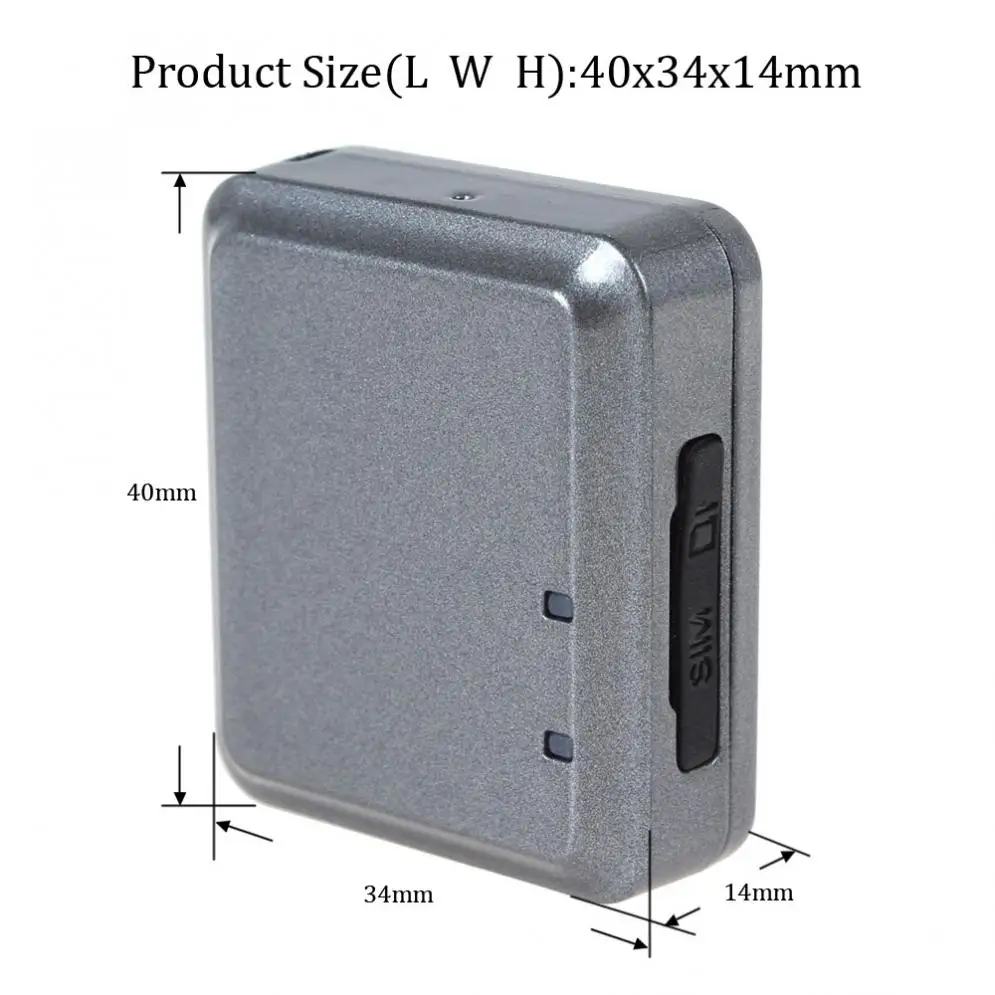 RF-V8 Super Mini GPS Tracker Vehicle Tracking Device Car Motorcycle GSM Locator Real-time Anti-theft Alarm with Lanyard | Автомобили и