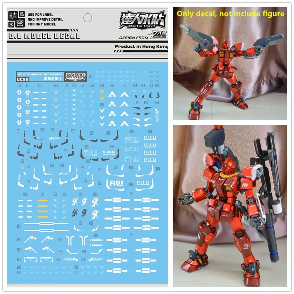 

Высококачественная водная паста D.L UC55 для MG 1/100 PF-78-3A Amazing Red Warrior DL185