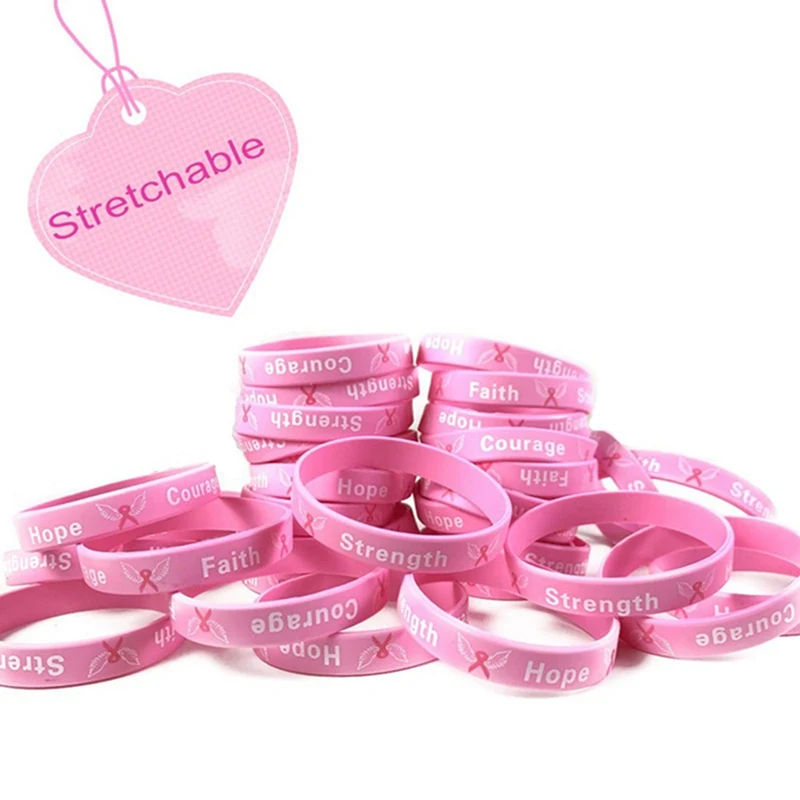 Цельнокроеное платье истребитель Рак молочной железы ленты выживания Браслеты