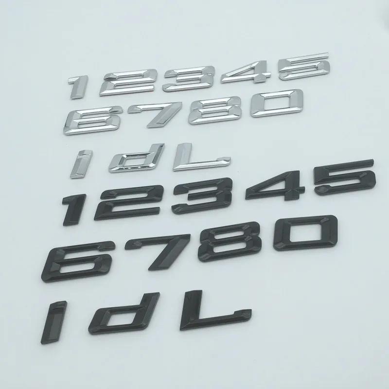 1pcs ABS 7 Series 725i 728i 730i 735i 740i 725d 728d 730d 735d 740d 745d car Letter Rear trunk Decals Emblem badge sticker Decal |