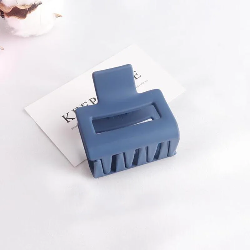 

2020 Women Girls Geometric Hair Claw Clamps Hair Crab Acrylic Hollow Hair Clip Claws Solid Color Accessories Hairpin Solid Color
