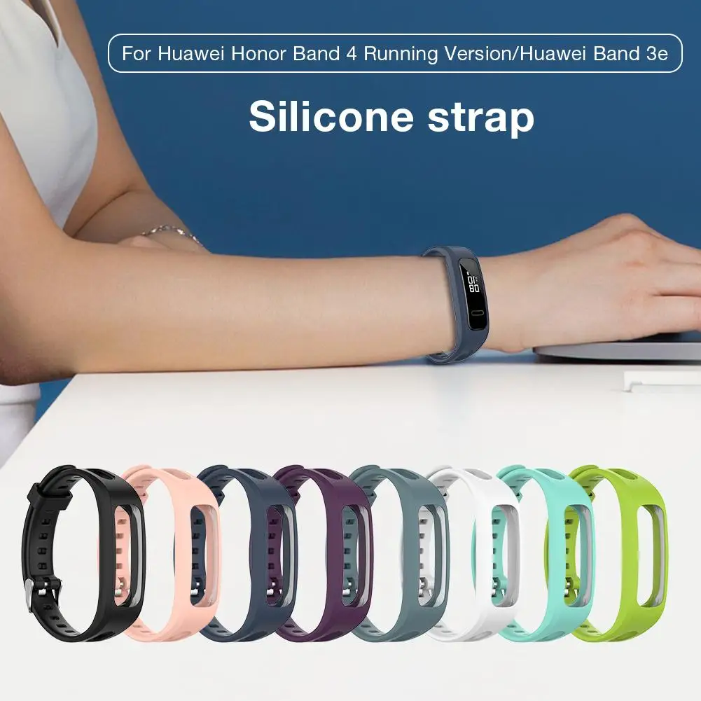 Сменные силиконовые ремешки для часов Ремешок Для huawei Band 3e Honor 4 версия бега