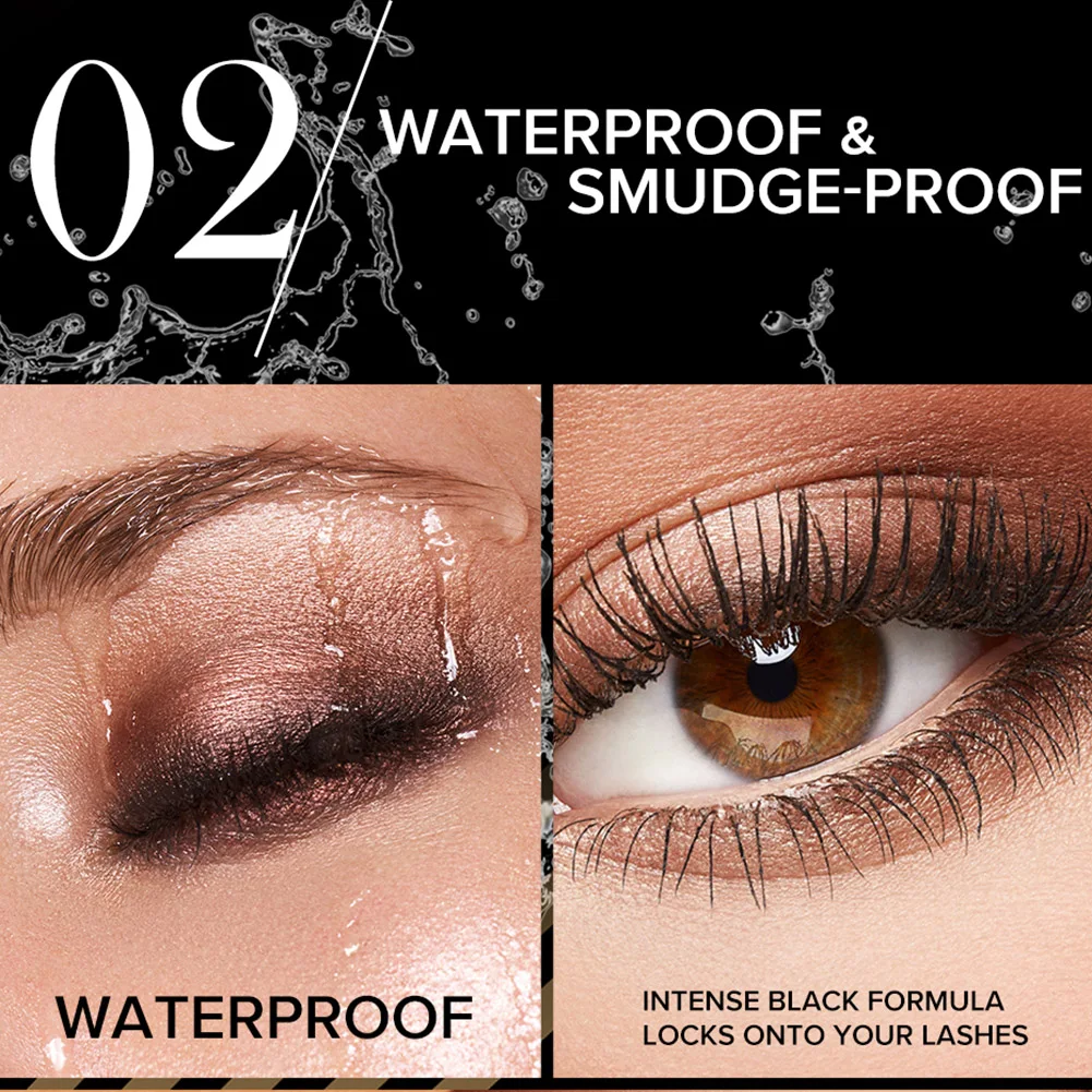 

1Pcs Waterproof Mascara Eyelashes Silk Fiber Lash Extension Long Volumising Curling Mascara Smudge-proof Lasting Makeup Mascara