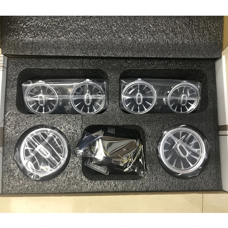 

Светодиодный светильник-светодиод Turbo, устанавливаемое на вентиляционное отверстие в салоне автомобиля розетки окружающей среды светильник для Mercedes Benz e-класс W213 808 809 2020 64 Цвет s для студийной съемки с изображением цветов