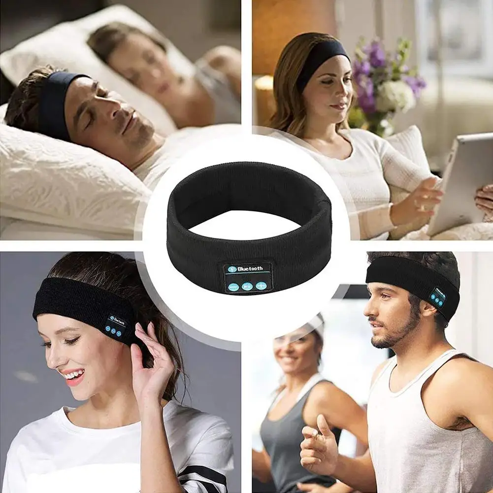 Беспроводные Bluetooth 5 0 стерео наушники для бега гарнитура сна Спортивная