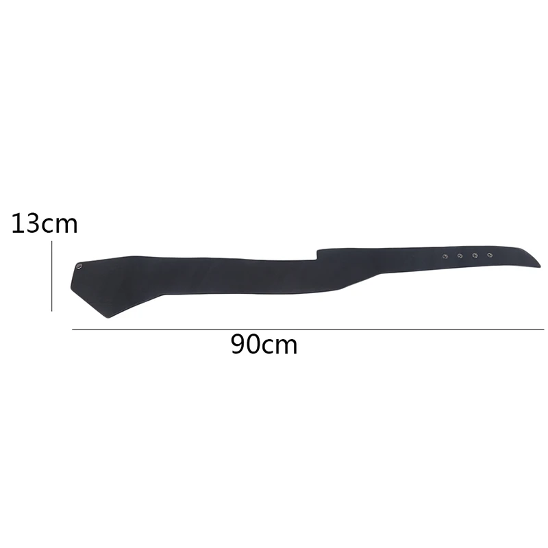 

2021 New Spring Summer Black Pu Leather Brief Personality Irregular Design Wide Belt Women Fashion Tide All-match