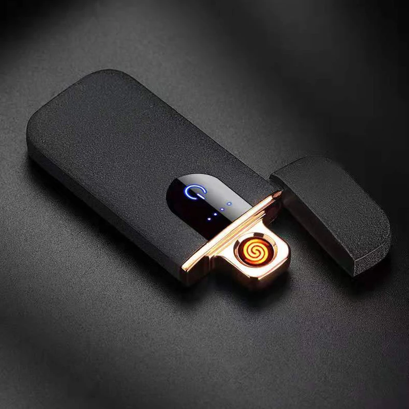 Смарт USB Зажигалка популярные сенсорный экран индукционные зажигалки включены