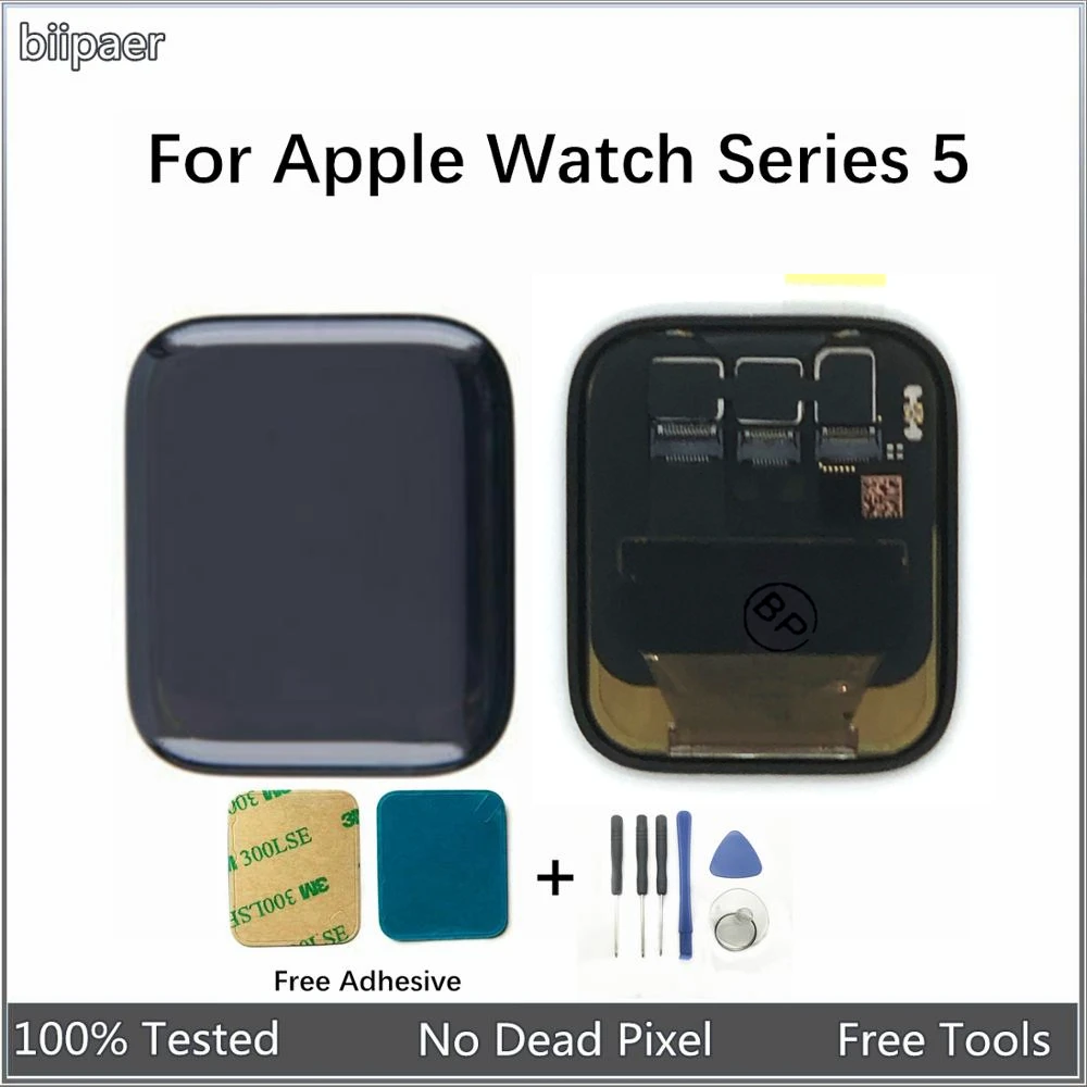 Оригинальный 40 мм 44 ЖК дисплей для Apple Watch 5 серия дигитайзер сборка iwatch LTE / GPS LCD