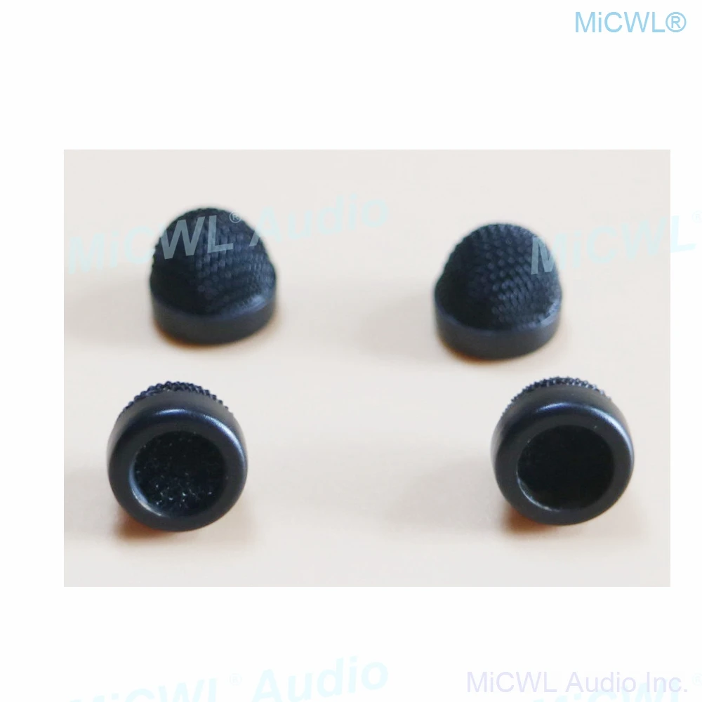 Tampa de Reposição de Metal Pára-brisas para Sennheiser Microfone de Lavalier Espuma 4 Pçs Me2 Mke2