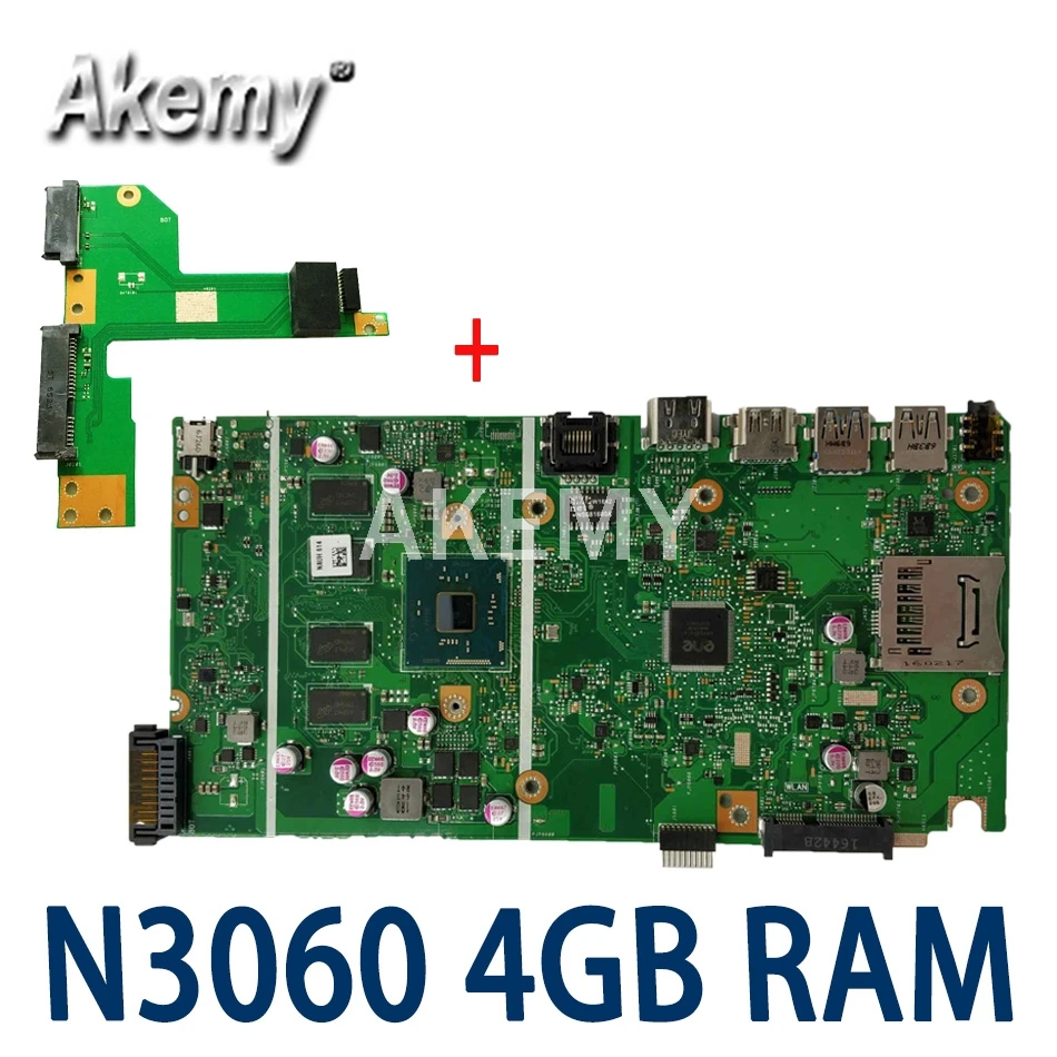 

Akemy For ASUS VivoBook Max X541NA-PD1003Y laptop motherboard X541NA mainboard X541N motherboard test 100% OK N3060 CPU 4GB RAM