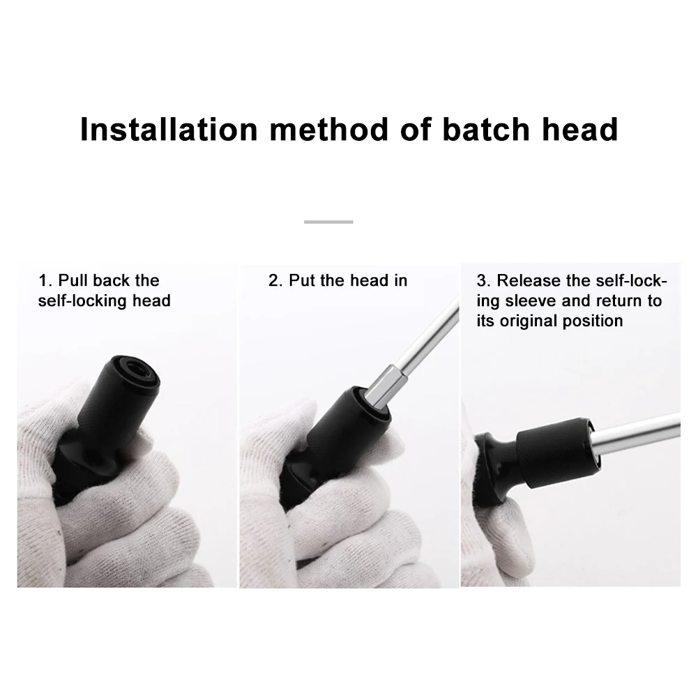 Переходник для отвертки квадратный ударный адаптер 1/2 дюйма на 1/4 с шестигранным