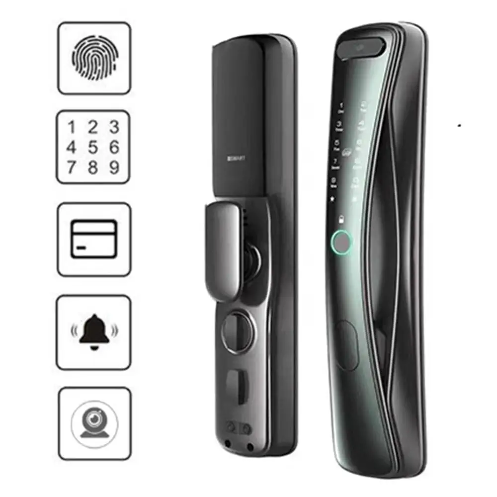 Биометрический замок отпечатков пальцев безопасности умный дверной Пароль