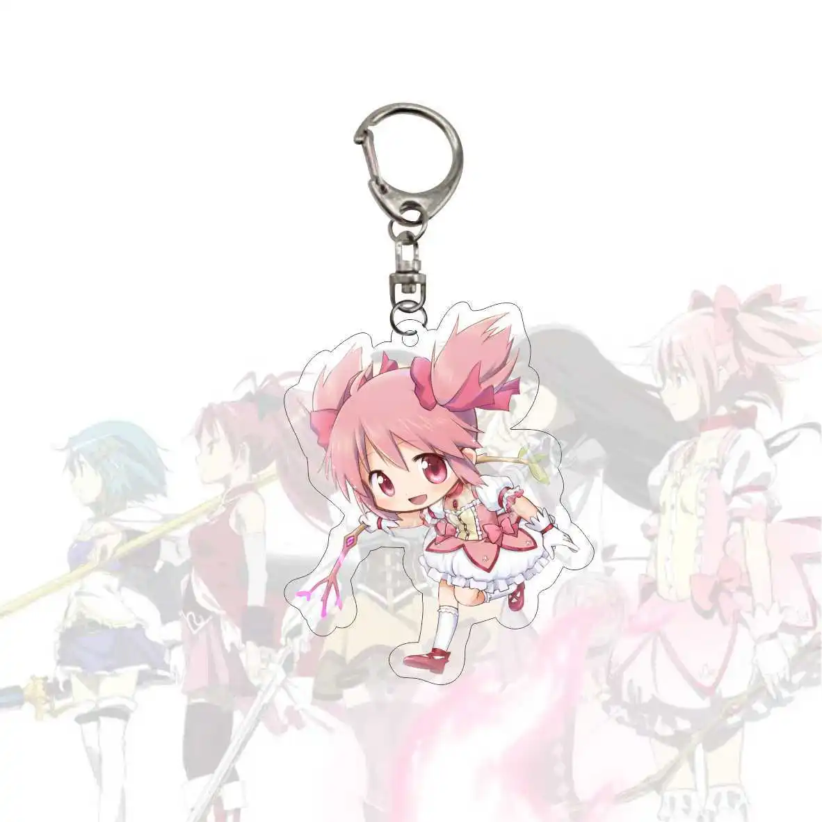 Брелок для ключей в стиле аниме Puella Magi Madoka Magica Q милые фигурки Kaname Akemi Homura