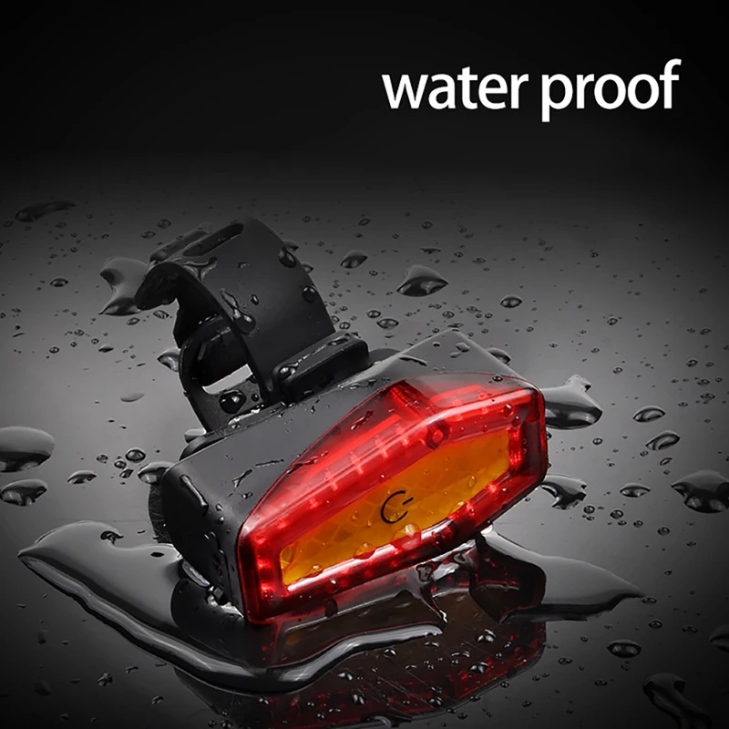 Bike Rear Tail Light Ultra USB Rechargeable Water Resistant For Fits On Any Road Mountain | Спорт и развлечения