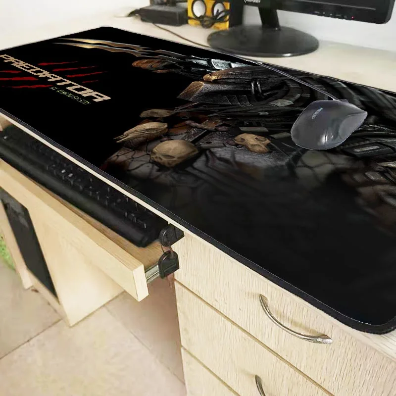 XGZ хищник, кино коврик для мыши большой резиновый игровой водонепроницаемый утолщение коврик для мыши запирающийся край Офисные Компьютерные клавиатуры Настольный коврик