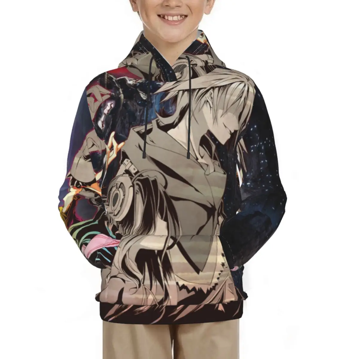 

No Game No Life Boy 3D Printed Hoodie Pullover Anime Hooded Sweatshirt