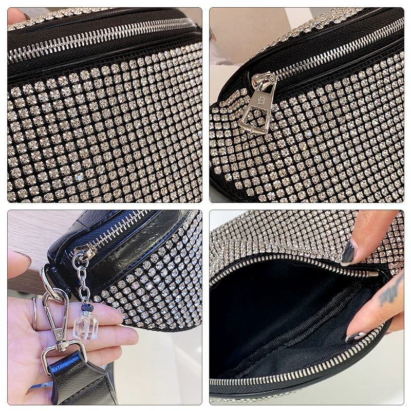Индивидуальная Женская нагрудная сумка Стразы 2020 Новая Элегантная Модная