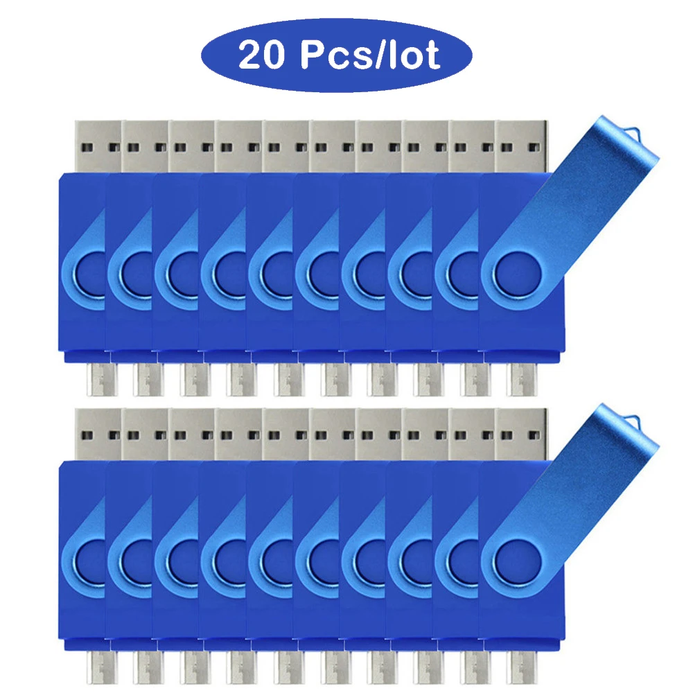 

USB-флеш-накопитель OTG, 20 шт./лот, высокоскоростной накопитель 64 ГБ, 32 ГБ, 16 ГБ, 8 ГБ, 4 Гб, внешнее хранилище, двойное применение, карта Micro USB