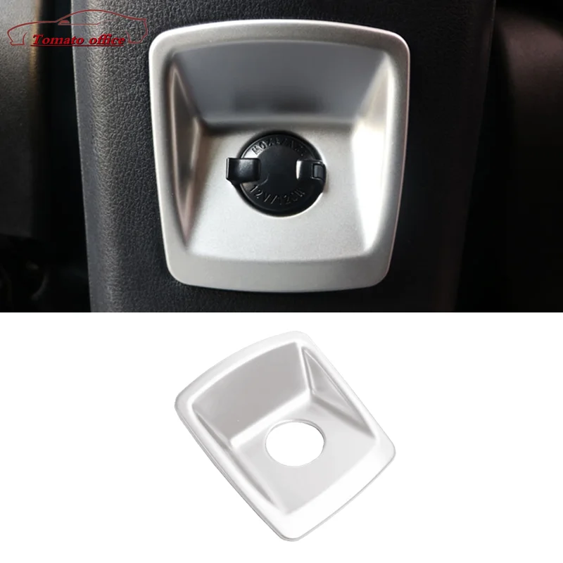 

For Toyota RAV4 RAV 4 2016 2017 2018 ABS Matte Car Armrest Box Rear Cigarette Lighter Sequins Internal Decoration Accessories