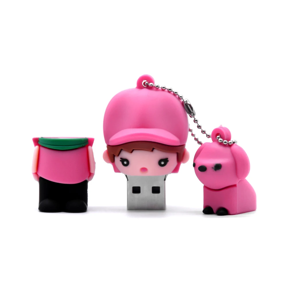 Маленький ребенок usb флэш-память Usb милый флэш-накопитель 128 МБ 32 Гб 64 ГБ USB 2 0 дети