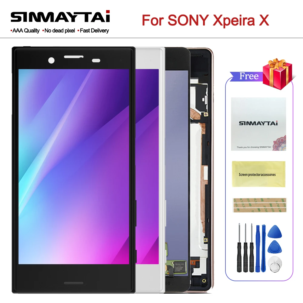 Оригинальный дисплей 5 0 ''для Sony Xperia X ЖК с сенсорным экраном дигитайзер в сборе