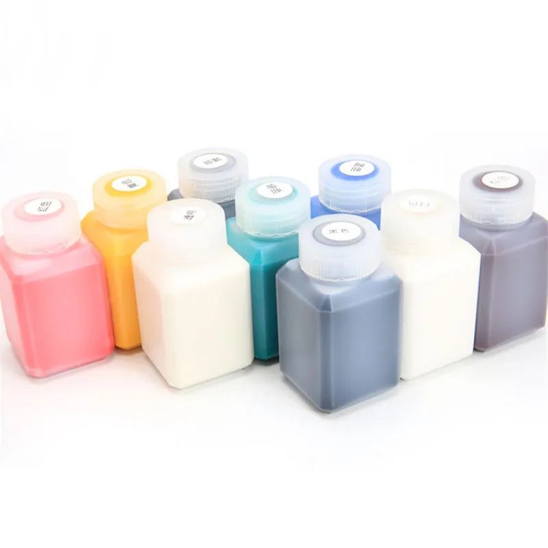 

60 мл, 9 цветов, краска для краев кожи «сделай сам», масляная краска, профессиональная краска для кожи, жидкость для рукоделия