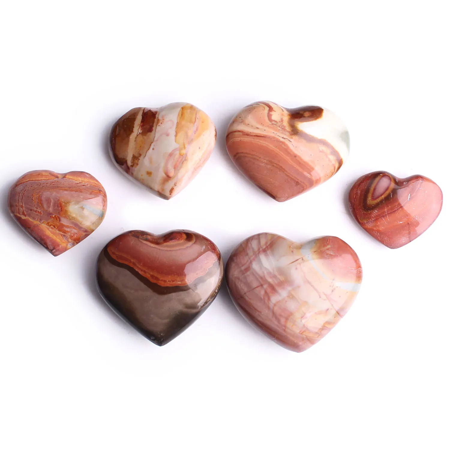 1 шт. натуральное изображение/Искусственная яшма Хрустальная в форме сердца