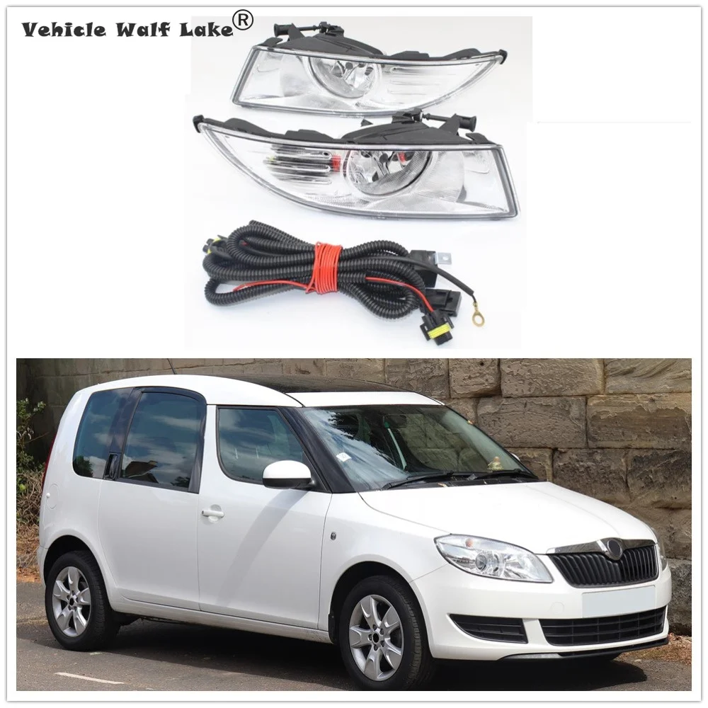2 шт. X Противотуманные фары Дневные Фары Светильник для Skoda Roomster 5J 2011 2012 2013 2014 2015