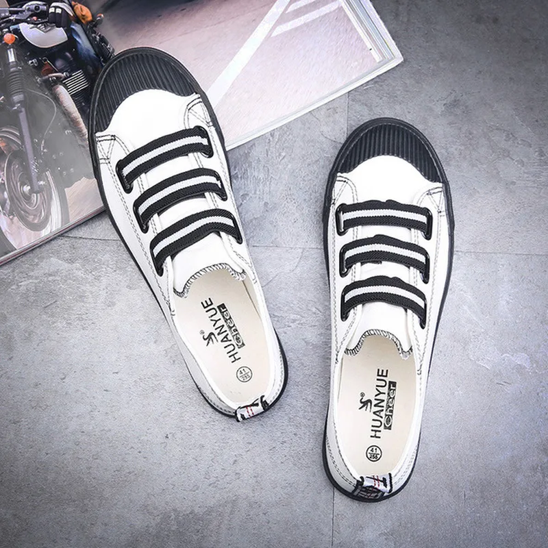 Мужская обувь модные кроссовки повседневная парусиновая Вулканизированная