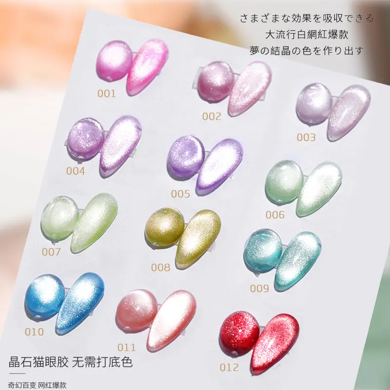 

2020 New Glitter 9D Magnetic Wide Cat Eye Nail Gel Polish 8ml Nails Art Polish Gel Lacquer Magnet UV/LED Soak Off UV Gel Varnish
