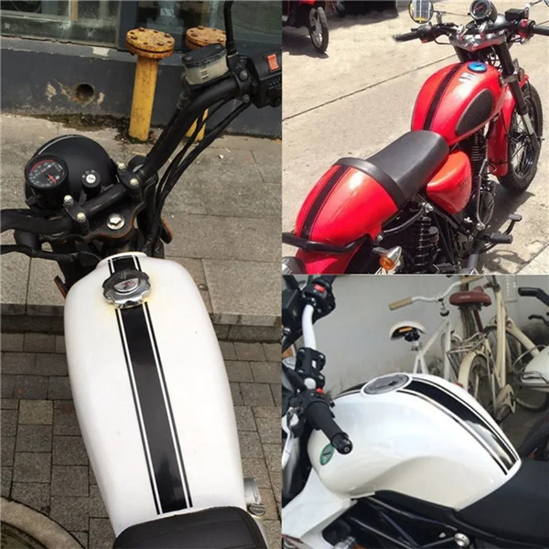 

Motorcycle Accessories Decoration Striped Sticker Decals for SUZUKI GT250 GT550 RG500 RGV250 GSXR1100 GSXR400