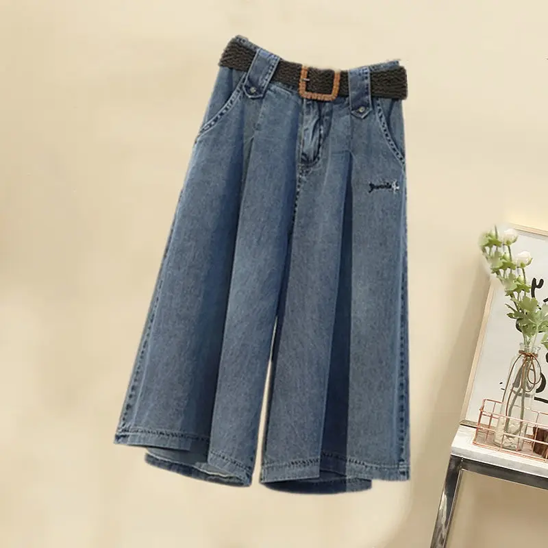 

Джинсы женские, свободные, с высокой талией, с широкими штанинами, лето 2020