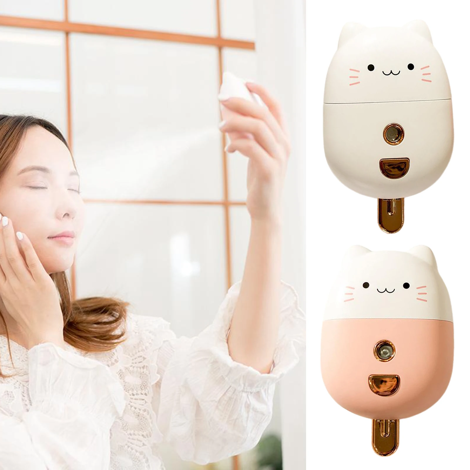 40 мл портативный прохладный туман увлажнитель с сигналом тревоги 120db Портативный