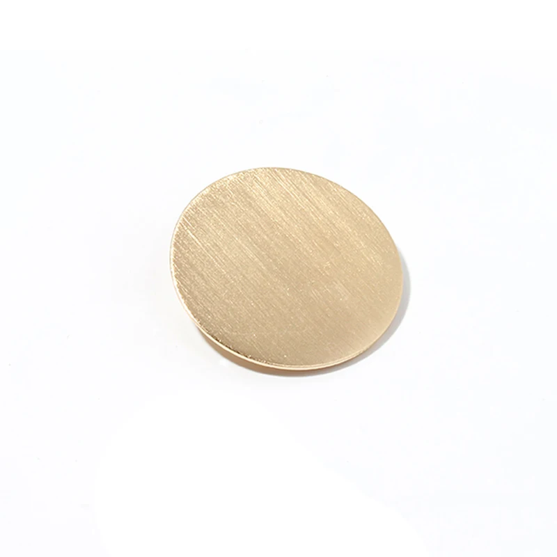 1-Gold Round Новые металлические заколки для волос, круглые треугольные заколки, заколки для волос, женские шпильки для волос, заколка для хвоста, аксессуары для волос для девочек - Окраска металла: 1-Gold Round