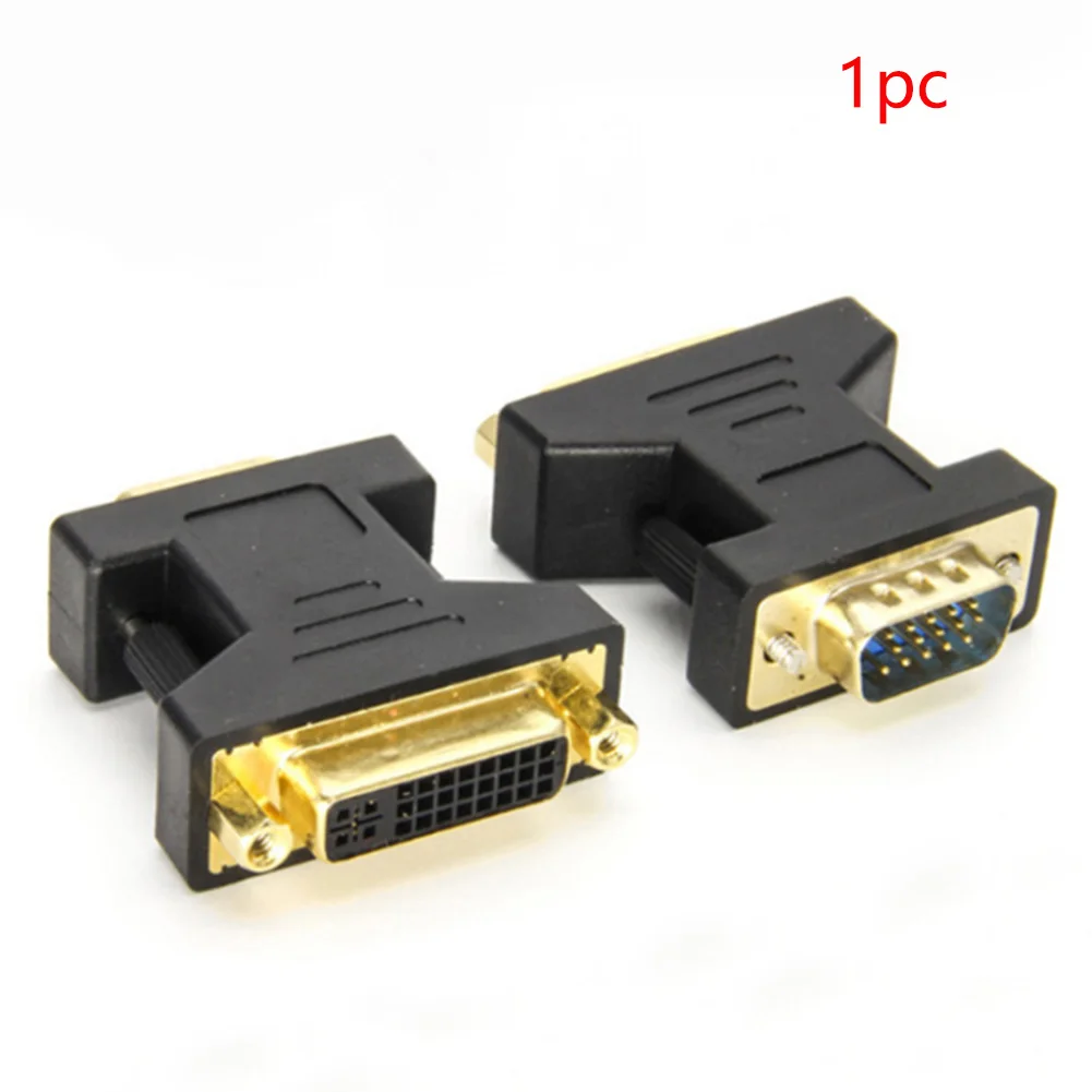 Женский и мужской видео адаптер ноутбук проекционный позолоченный DVI 24 + 5 к VGA HDTV