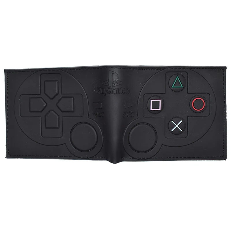 Игровой playstation 4 кошелек с карманом для монет ID держатель для карт 3D сенсорный ПВХ короткий кошелек для молодых portefeuille homme& femme - Цвет: MW06155