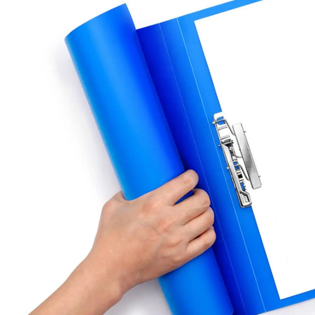 Складная пластиковая папка двойной клипса буфер обмена для обучения хранения