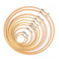 10pcs wooden embroidery hoops frame set home diy cross stitch needle craft tool rings sewing bamboo hoop arts